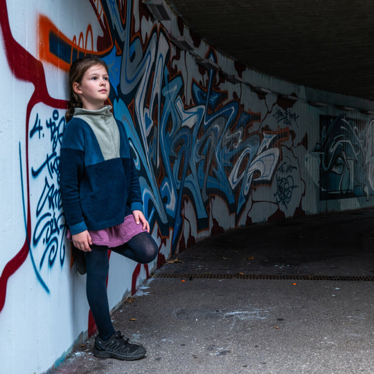 handgenähter Troyer aus reinem Biobaumwoll-Fleece